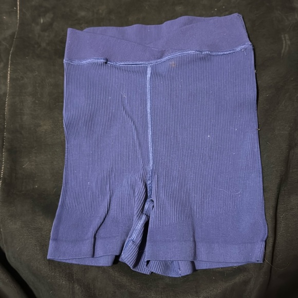 FP movement Dark Blue High Waisted Biker Short - Picture 1 of 2